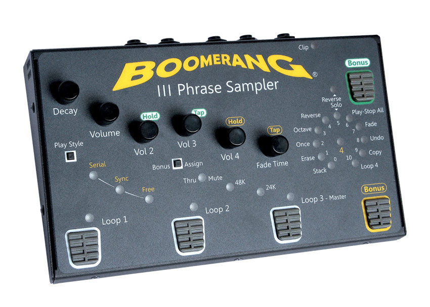 Boomerang III Phrase Sampler Looper Pedal